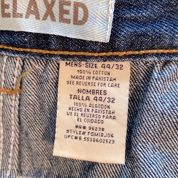 Faded Glory Straight Fit Men’s Jeans 44x32 - Picture 7 of 8